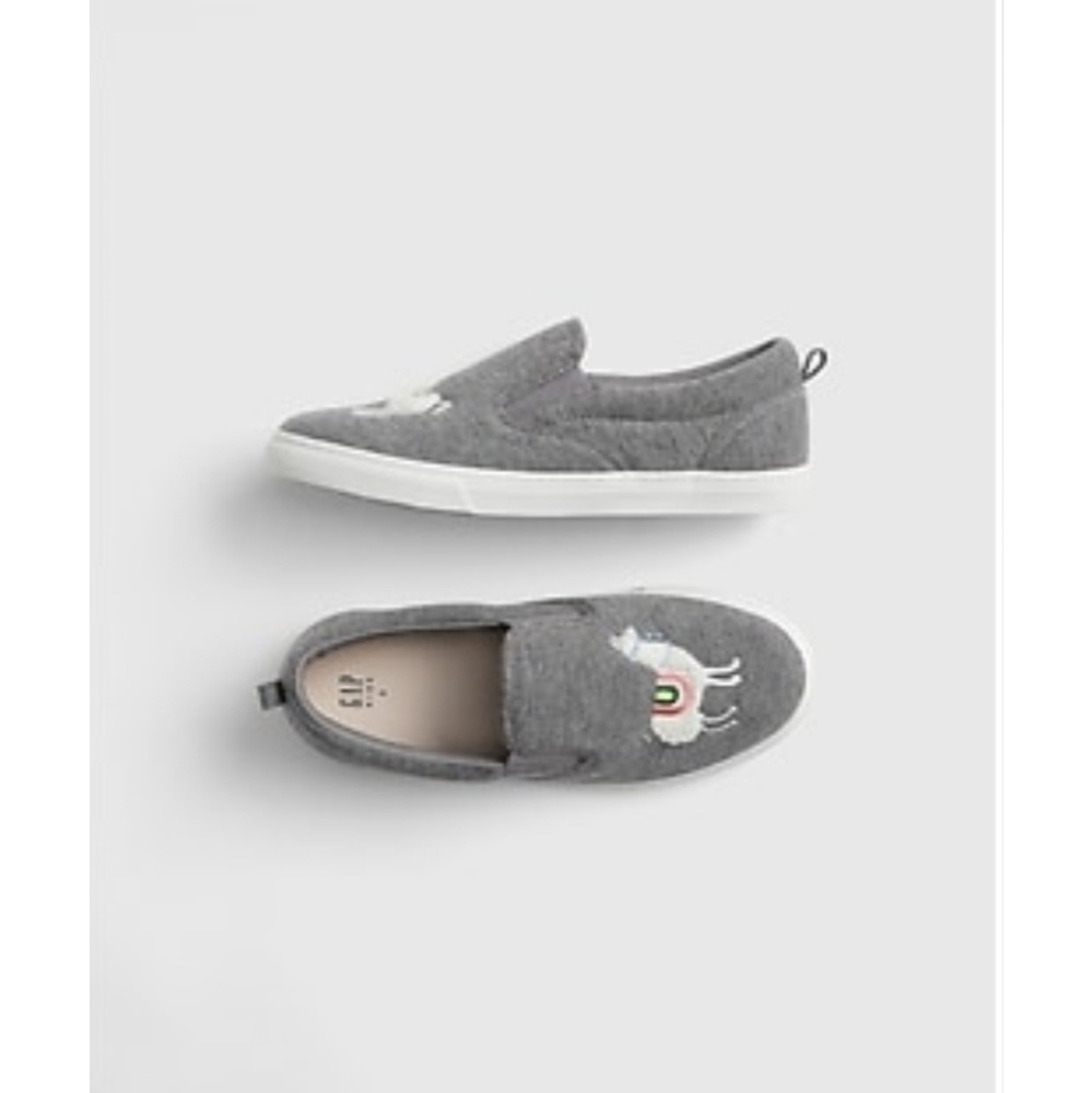 HOST PICK!🎉NWT Gap Kids Llama Slip On Snea - Picture 2 of 4